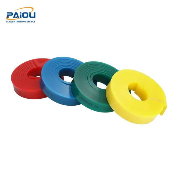 Squeegee Rubber V Cut Silk Screen Printing Rubber Squeegee Blade