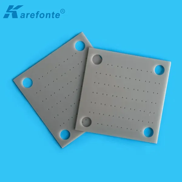 Custom Sizes Aluminum Nitride Ceramic Sheet AlN Ceramic Plate for Artificial Intelligence