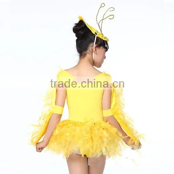 Girls Cartoon Small Bee Stage Performance Costumes photo-3