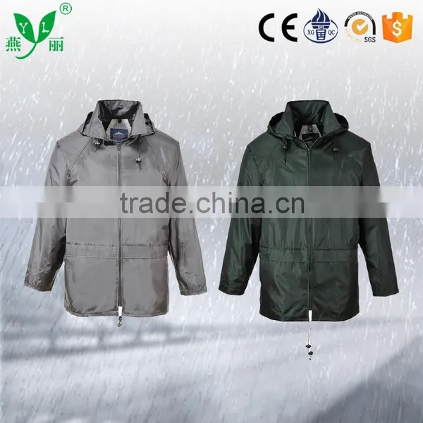 HANGZHOU YANLI 100%waterproof,breathable,pvc Rain Coat /raincoat Quality Choice Most Popular photo-4