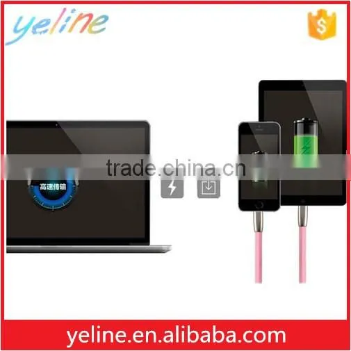 2016 Popular Stainless Steel One Side Mic Usb One Side for Iphpne Data Cable for Oppo R9/N1/A53 photo-2