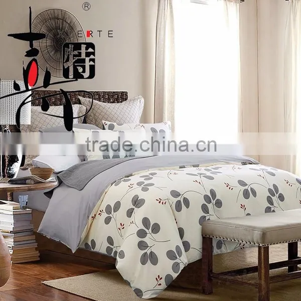 Spring Beautiful Flower Printed 4 Pieces Bedding Sets photo-2