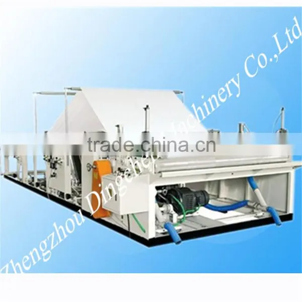 Fully Automatic Cutting Counting Embossing Paper Folding Napkin Tissue Converting Machine photo-6
