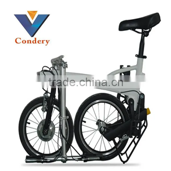 Newest 16 Inches Electric Folding Bicycle With Lithium Battery photo-3