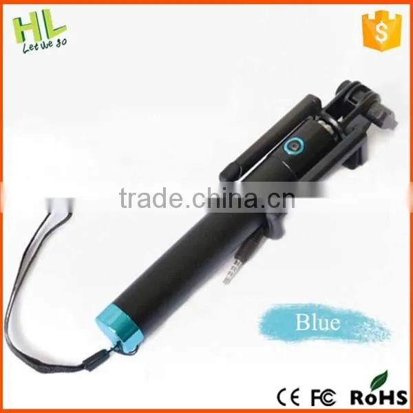 New Products Flexibile With Cable Take Pole Selfie Stick photo-3