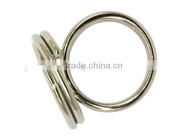 Fishing Tackle Accessories Round Edge Split Rings for Blank Lures Crankbait Hard Bait Double Loop Quick Change Round O Rig