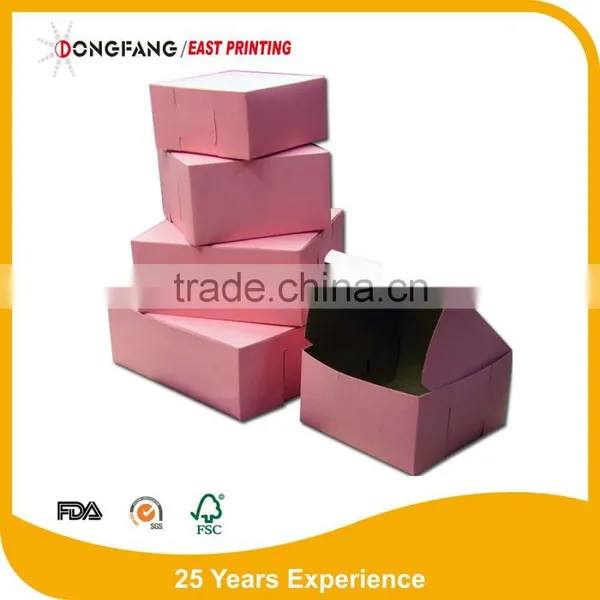 Custom LOGO Pintingpaper Cupcake Packaging Box Cheap Paper Cake Box photo-2