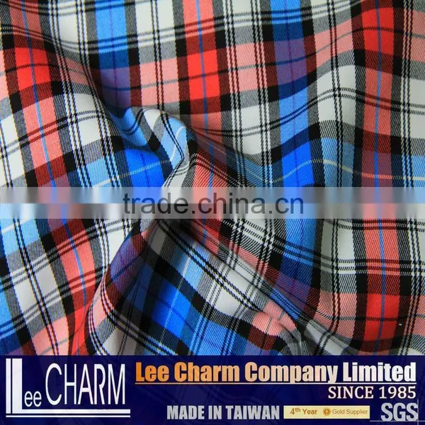 Woman Plaid Blouses Pleated Plaid Skirt photo-2