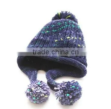 Wholesale Custom Pom Pom Knit Crochet Hat Beanie Hats photo-2