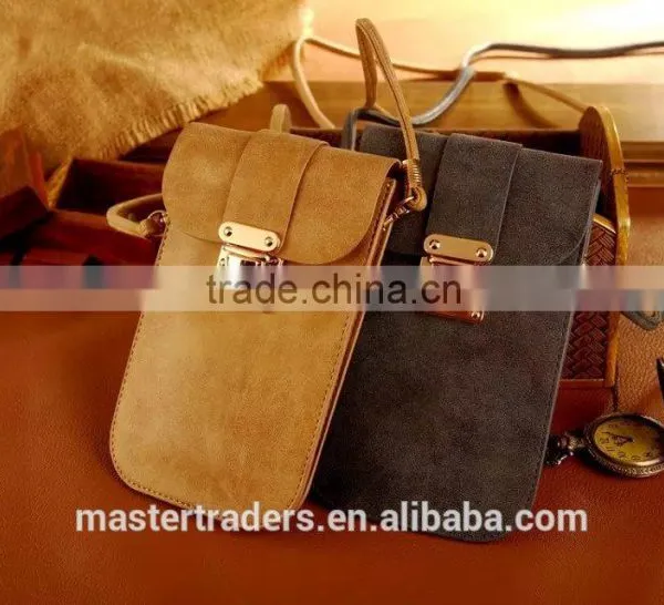 Universal Frosted PU Leather Bag Phone Bags With Metal Buckle For Mobile Phone For Samsung Galaxy S6 Edge MT-3874 photo-2