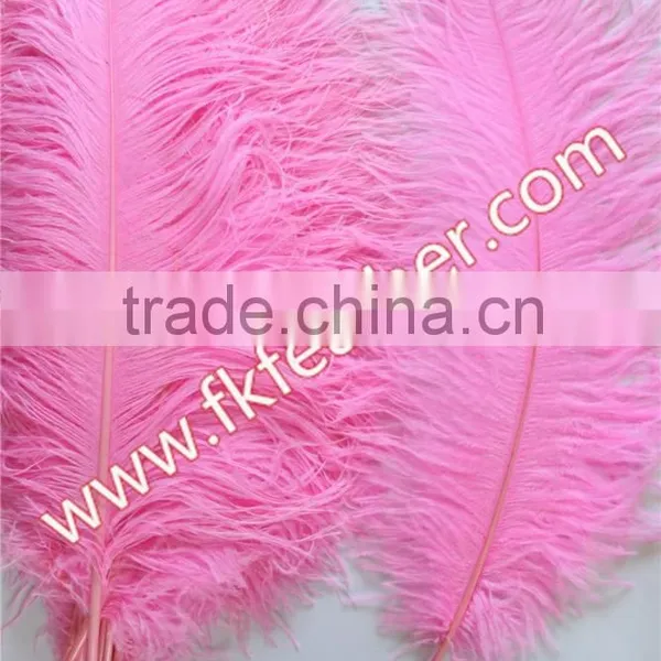 Large Pink Bulk Cheap Ostrich Feather For Wedding Decoration Centerpieces photo-3