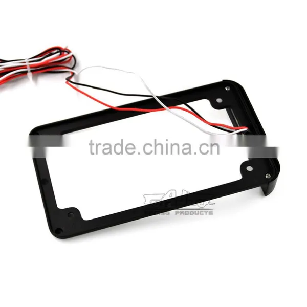 BJ-LPL294-002 Customized Motorbike License Frames Motorcycle License Plate LED for Harley photo-4