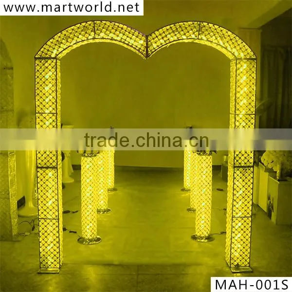 Latest Crystal LED Backdrop Wedding Decoration; Wedding Backdrop Decoration for Event&party(MAH-001) photo-6