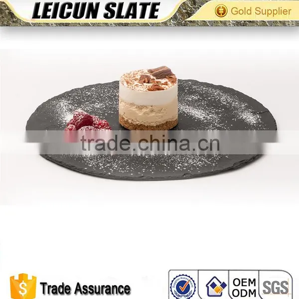 Eco-Friendly Feature Cake Stand Slate Plate photo-2