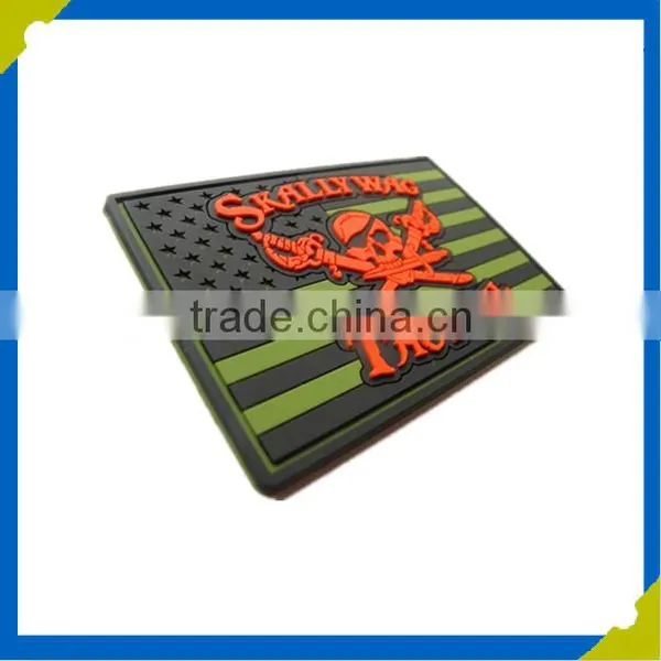 Fashion Custom 3D Soft Embossed Pvc Self-adhesive Rubber Patchs for Bags photo-3