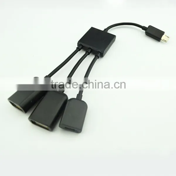 High Speed Otg Hub Usb Cable 3 in 1 for Keyboard photo-5