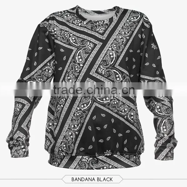 Wholesale Crew Neck Custom 3d Printing Sweatshirt no Minimum photo-6