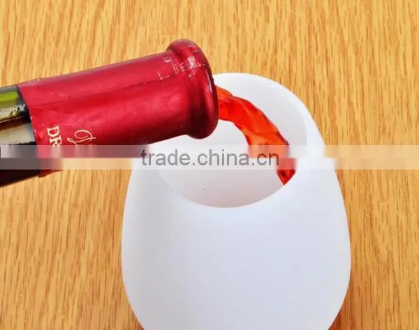 Factory Price Silicone White Glasses Red Wine Cups FDA Silicone Quality Choice photo-4