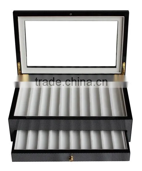 Wooden Fountain Pen Display Box With Window For Wholesale photo-3