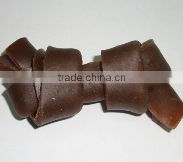 2.5" Natural Beef and Cheese Knot Dog Chews