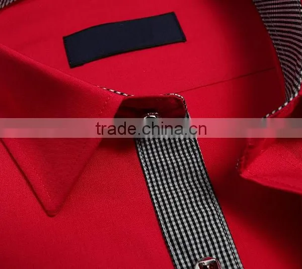 2015 Free Shipping New Mens Shirts Casual Slim Fit Stylish Mens Dress Shirts photo-5