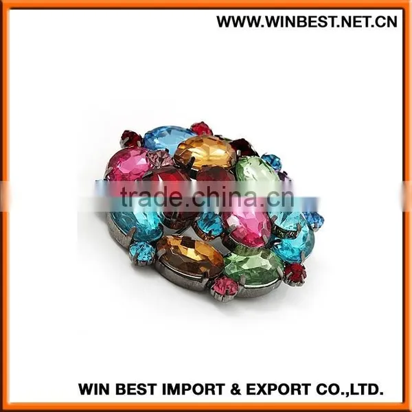 2015 Hot Selling Decorative Rhinestone Brooch, Bridal Rhinestone Brooch for Dress,rhinestone Brooch for Dress photo-2