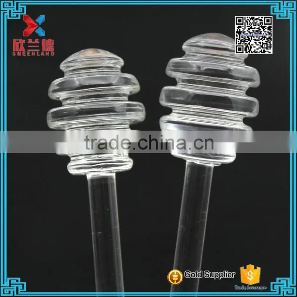 Wholesale Glass Honey Stick Dipper Coffee Stirrer Glass Stick photo-2
