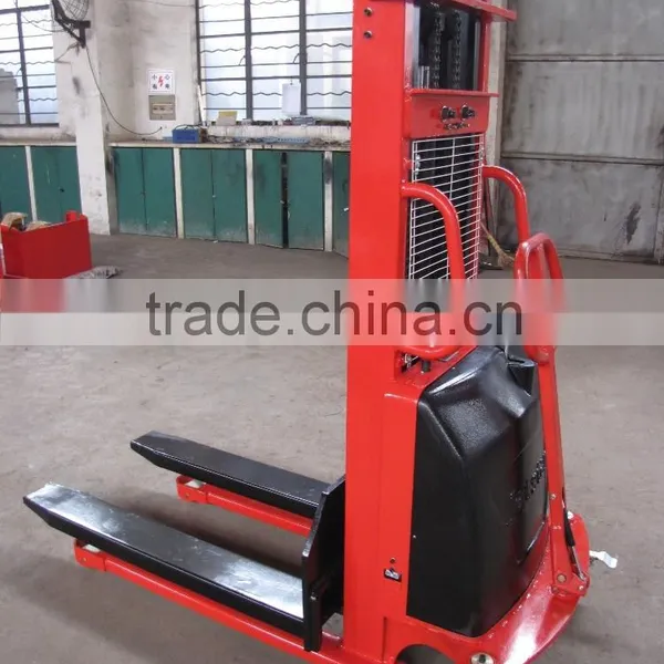 1.2 Ton Semi Electric Powered Pallet Forklift Stacker photo-2