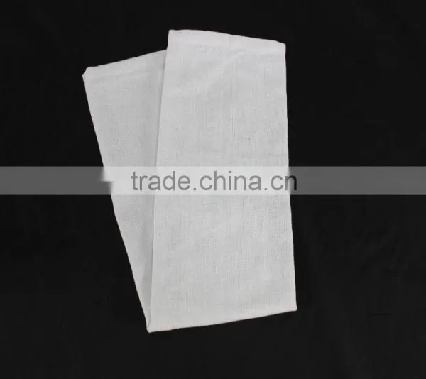 China Factory Wholesale White Kitchen Tea Towels With Stripe Border photo-3