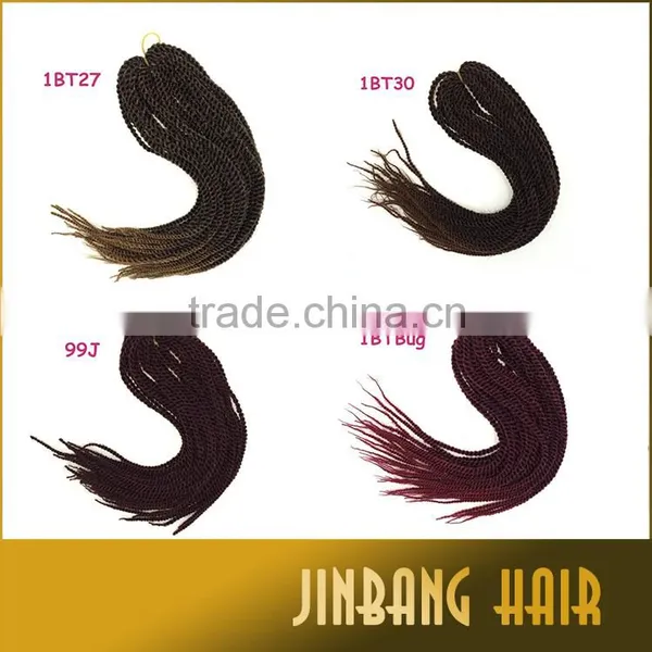 Afro Kinky Braids Synthetic Senegalese Twist Hair Braids Crochet Freetless Crochet Braids Twist Senegalese photo-5