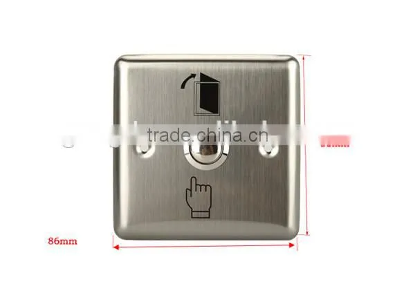 STAINLESS STEEL ELECTRIC SECURITY SYSTEM EXIT BUTTON photo-5