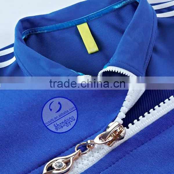 Custom 100% Polyester Womens Sports Sweatshirt With Zipper photo-6