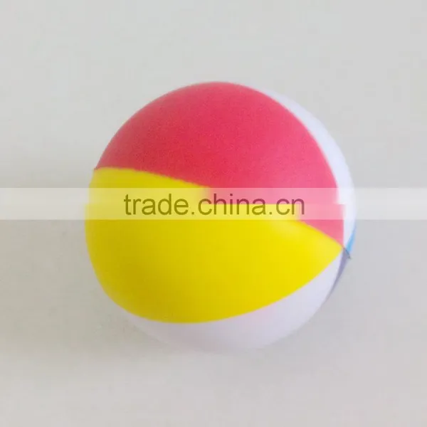 Foam Ball Colored Stress Ball 5 Colors on One pu Ball photo-3