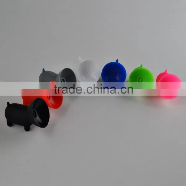 New Arrival Silicone Cute Pig Cell Phone Suction Bracket Gift photo-2