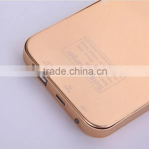 2600mah High Capacity Portable Solar Rechargeable USB Power Bank External Battery Charger Pack for Cellphone photo-4