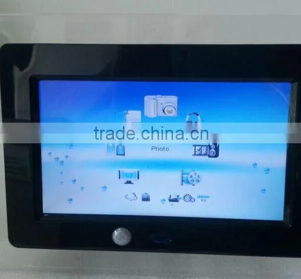 Super Hot! 7" motion sensor digial photo video frame for advertising
