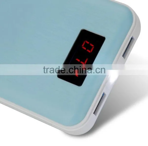 18650 Lithium Cell Abs Power Bank 8000mah 5V Power Supply VT-678