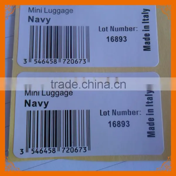 Barcode Stickers Roll