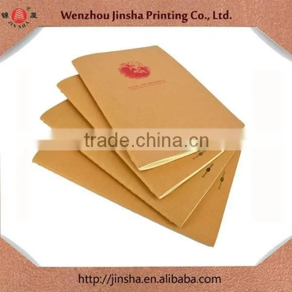 Kraft Paper Cover Custom Print Journals and Blank Diary Notebook photo-4