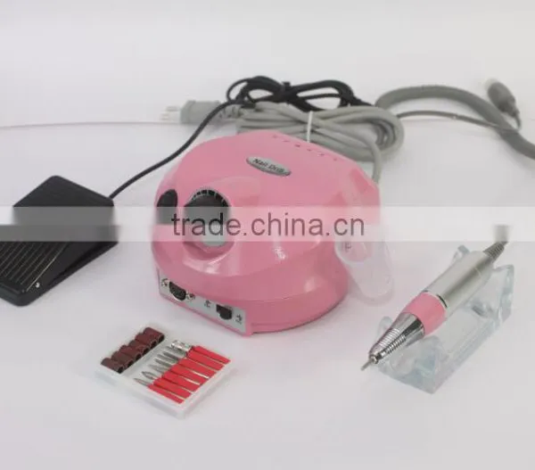 Professional Nails Salon Manicure Red Electric Nail Drill File Machine 30000 Rpm photo-6
