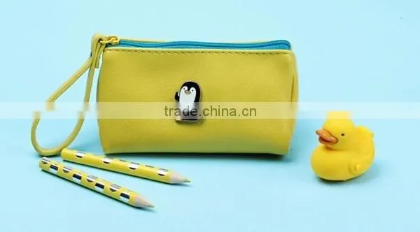 Lovely PU Pen Bag,Clutch Bag With Animal Cartoon Pattern