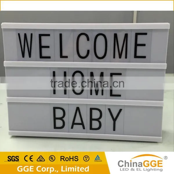 Cinema Free Retro Combination Lightbox Cinematic Style Light Box With Letters photo-2