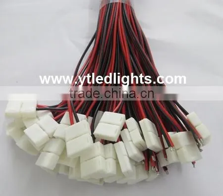 Led Striplight Connector 8mm Led Strip Connector With Line at One End for 3528smd Led Strip Length 60cm photo-4