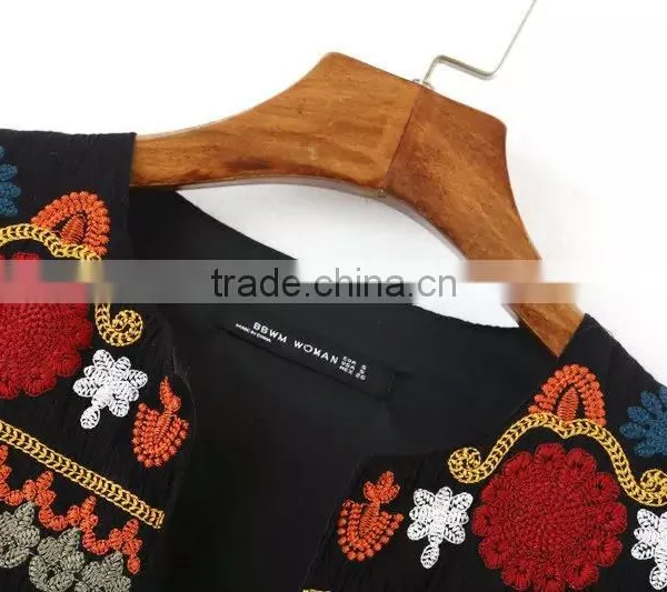 Cheap China Wholesale Clothing Embroidery Tassel Coat photo-3