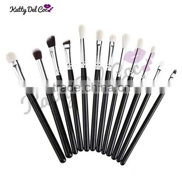 Fashion Color Private Label 12pcs Professional Makeup Brush Set,PU Bag Supplier's Choice photo-2