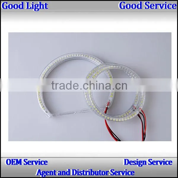 OVOVS Change Color SMD LED Angel Eyes, 5050SMD 131MM 146mm LED RGB Halo Ring photo-2
