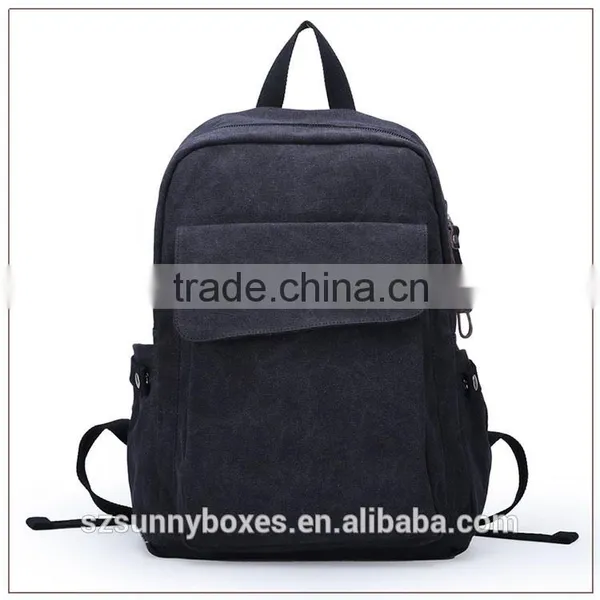 16oz Canvas Outdoor Backpack Bag School 2016 Backpack