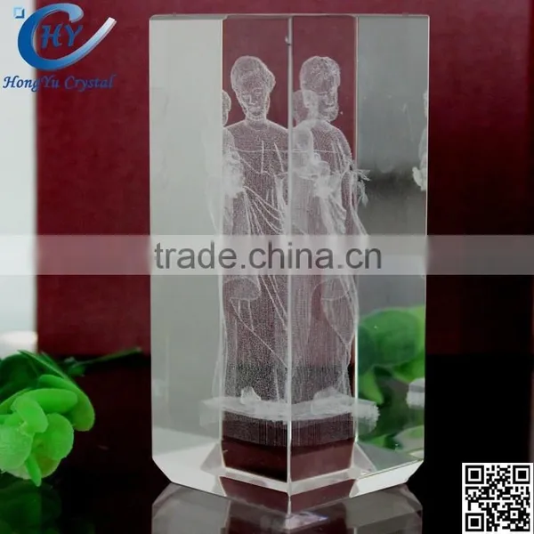 New Custom Cheap 3D Laser Crystal Engraving Model photo-2