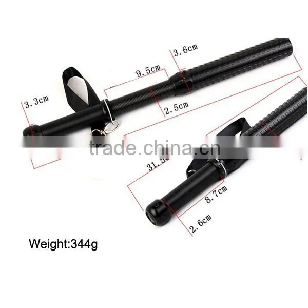 1180 Multi-function Self-defense Rechargeable Baseball Shape 1101 Police Security Flashlight photo-3