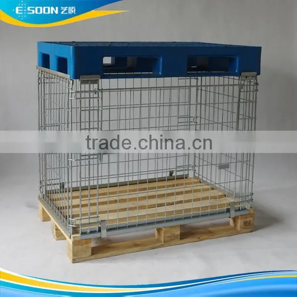 Heavy Duty Nesting Warehouse Pallet Wire Storage Container photo-2